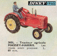 <a href='../files/catalogue/Dinky France/300/1965300.jpg' target='dimg'>Dinky France 1965 300  Massey Harris Tractor</a>